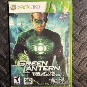 Green Lantern: Rise of the Manhunters for Xbox 360 - Green Cover